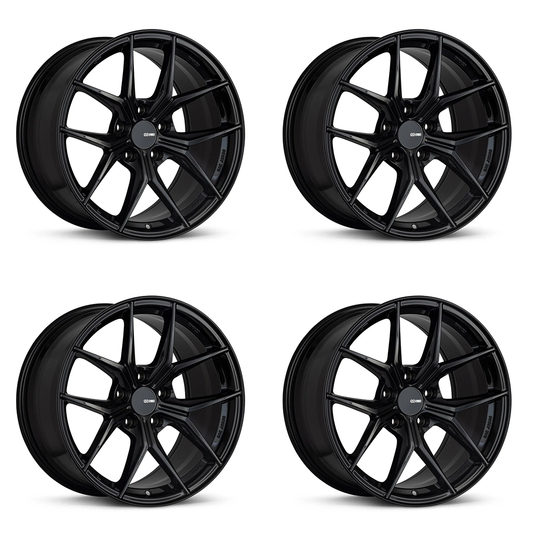 Enkei TSR-X Gloss Black | 18x8.5" +45mm | 5x114.3mm (Set of 4)
