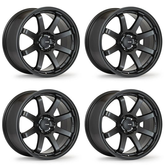 Enkei VANQUISH Gloss Gunmetal | 18x9.5" +45mm | 5x120mm (Set of 4)