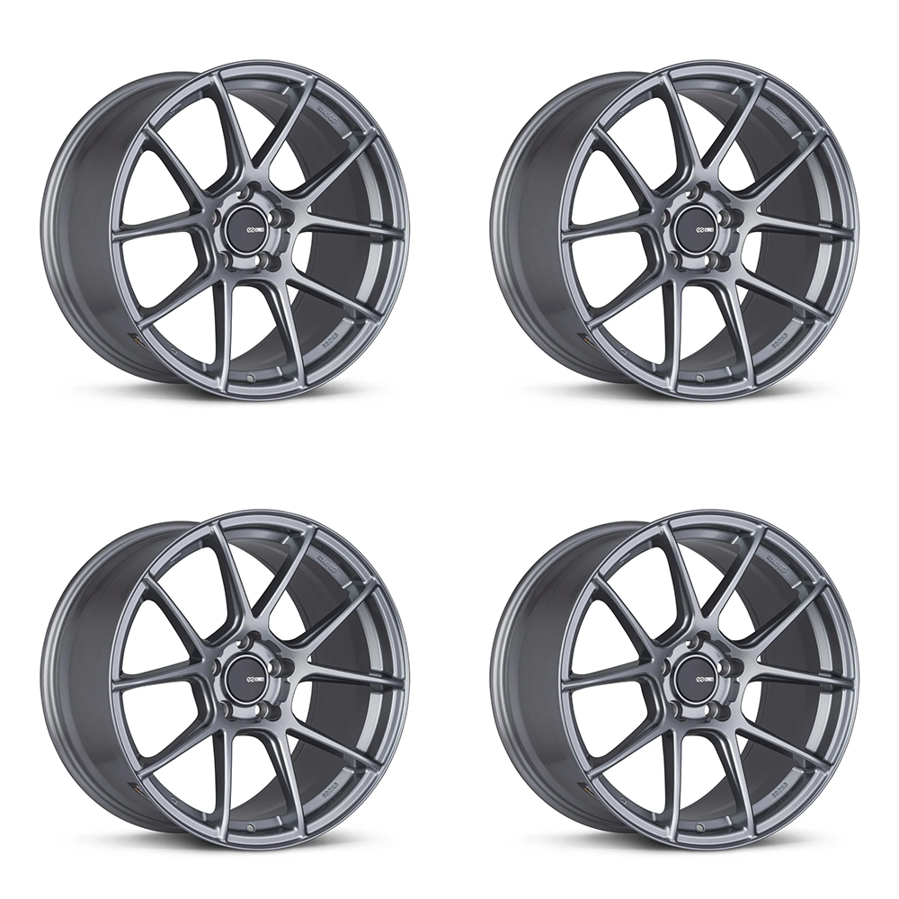 Enkei TS-V Storm Gray | 18x8" +45mm | 5x114.3mm (Set of 4)