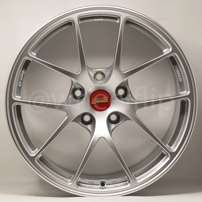 BBS RI-A 18x10.5 +22 5x120 Diamond Silver (SET)