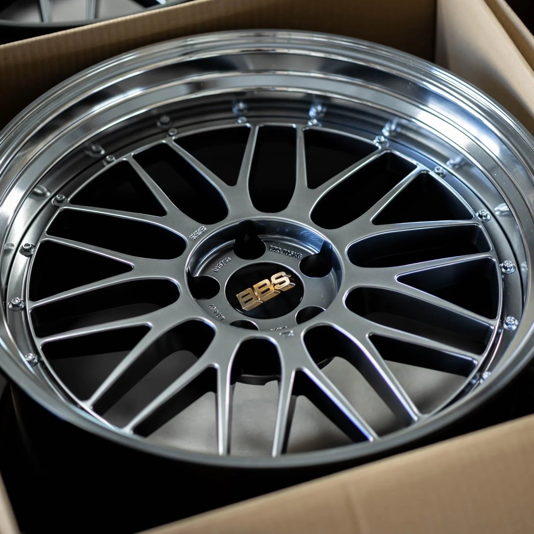 BBS LM 20x9.5 +8, 20x10.5 +15 5x112 Diamond Black (SET)