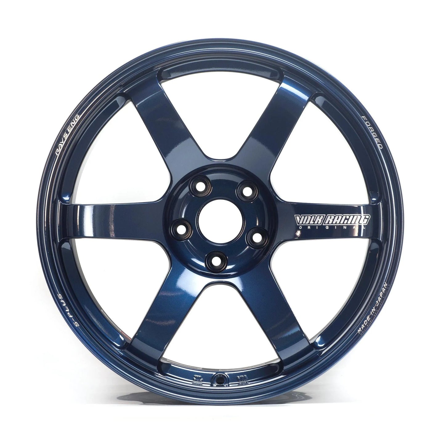 Volk Racing TE37 Saga S-Plus 18x9.5 +38 5x114.3 Mag Blue (SET)