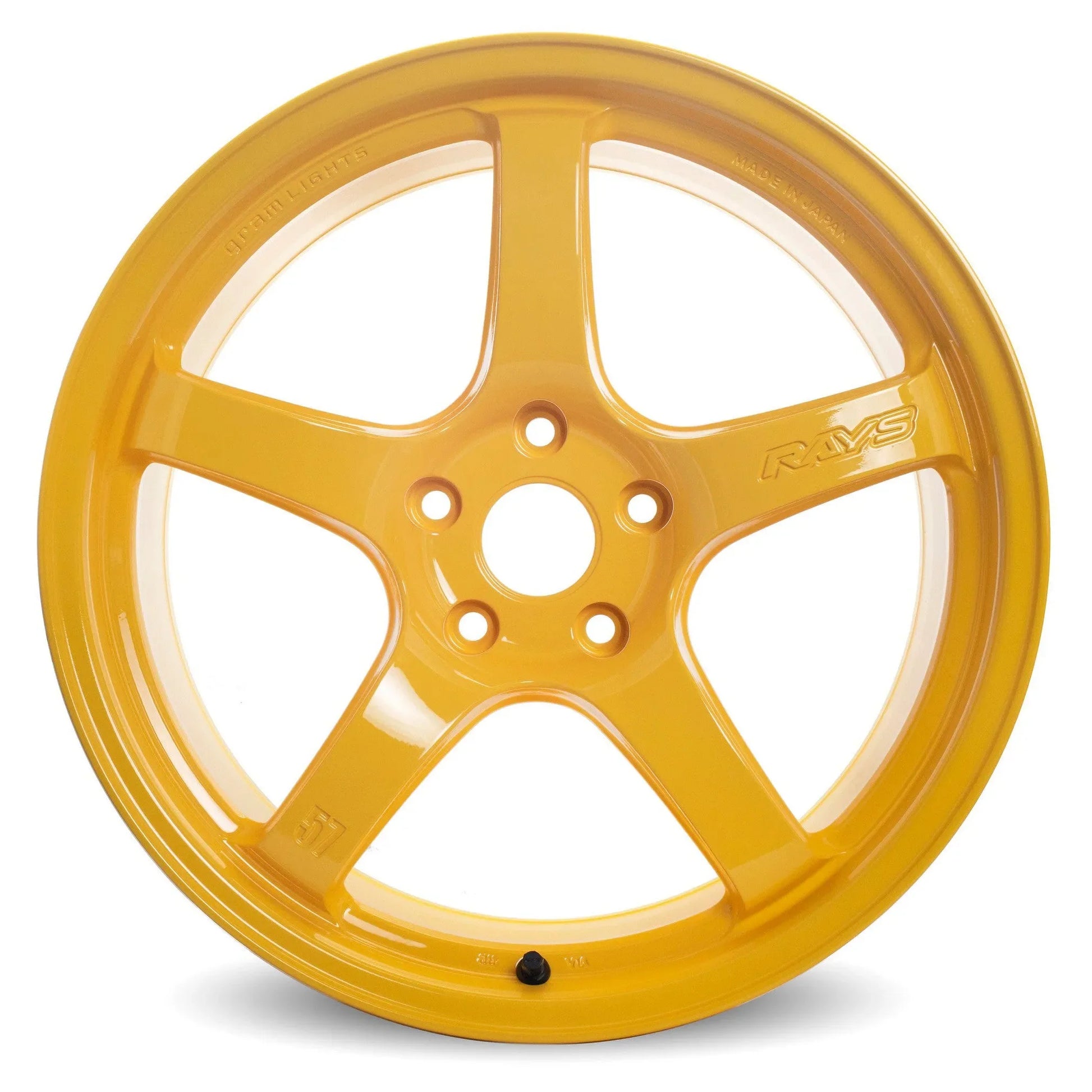 Gram Lights 57CR 18x9.5 +22 5x114.3 Mach Yellow (SET)