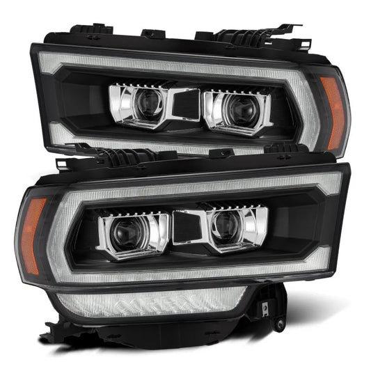 AlphaRex LED Proj HL | Ram 2500 (19-26) (Plank Style Black w/ Seq Signal/DRL) (880550)