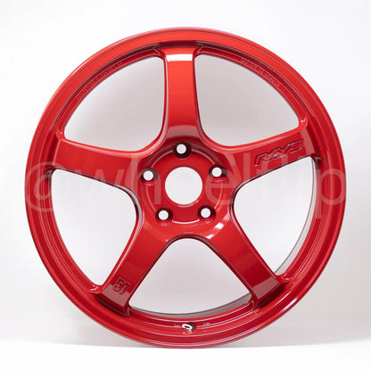 Gram Lights 57CR 18x9.5 +38 5x114.3 Milano Red (SET)