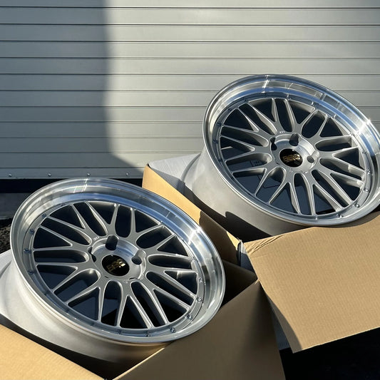 BBS LM 20x9 +42, 21x12 +64 5x130 Diamond Silver (SET)