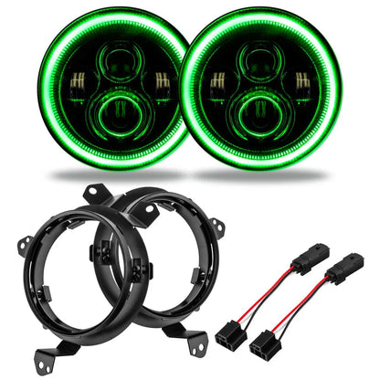 Oracle 7in High Power LED Headlights | Jeep Wrangler JK/Gladiator (07-26) (5769J-004)