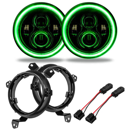 Oracle 7in High Power LED Headlights | Jeep Wrangler JK/Gladiator (07-26) (5769J-004)