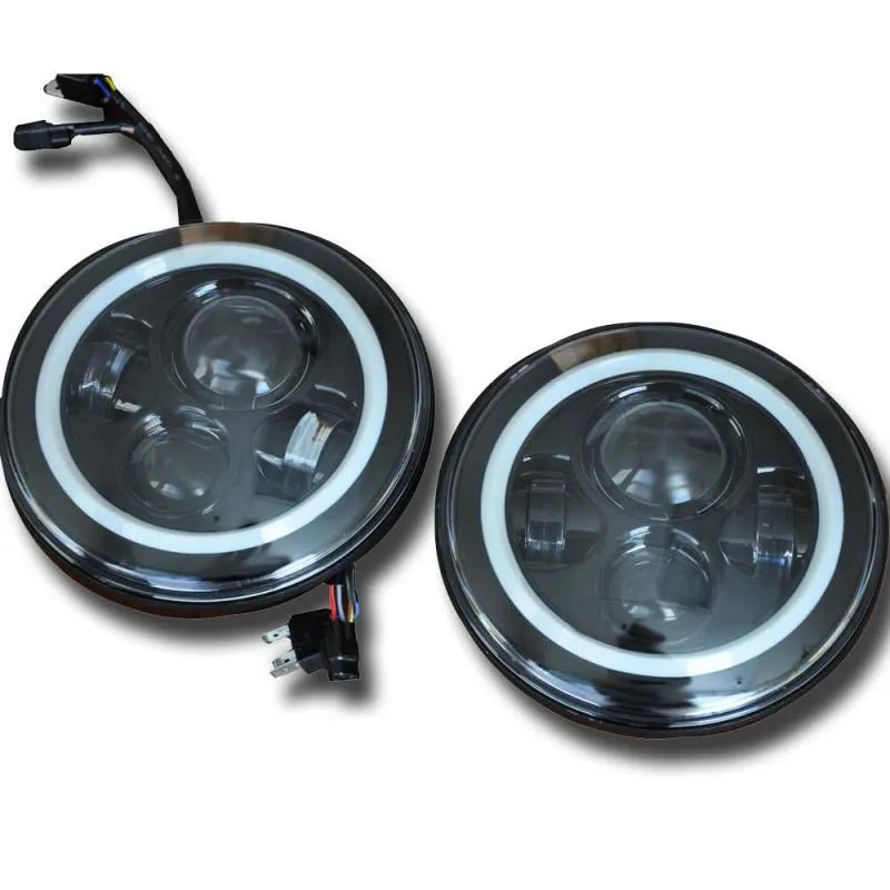 DV8 LED Projector Headlights | Jeep Wrangler JK 07-18 (HL7JK-01)