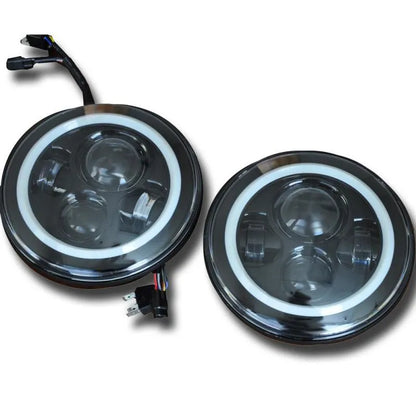 DV8 LED Projector Headlights | Jeep Wrangler JK 07-18 (HL7JK-01)
