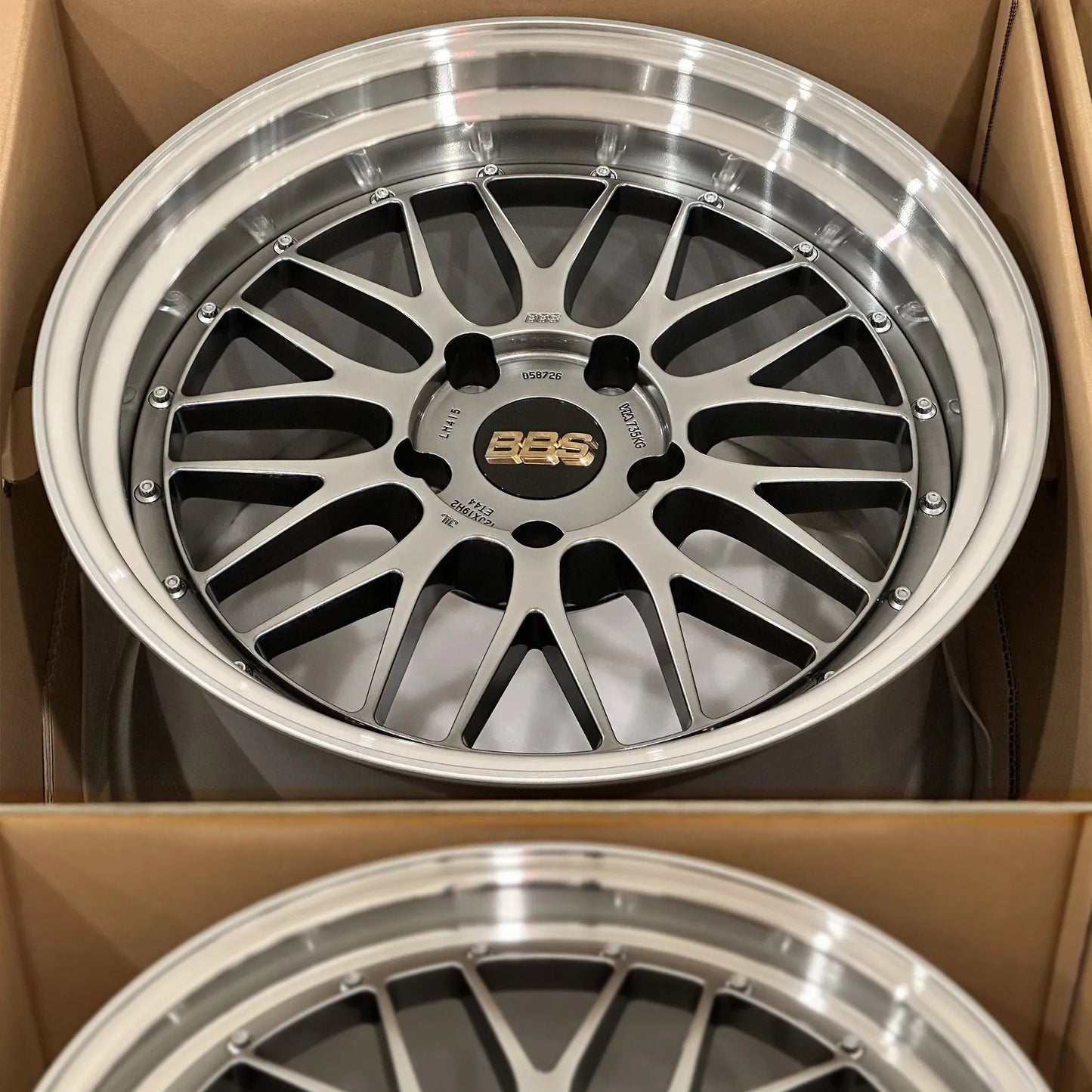 BBS LM 19x8.5 +50, 19x11 +50 5x130 Diamond Black (SET)