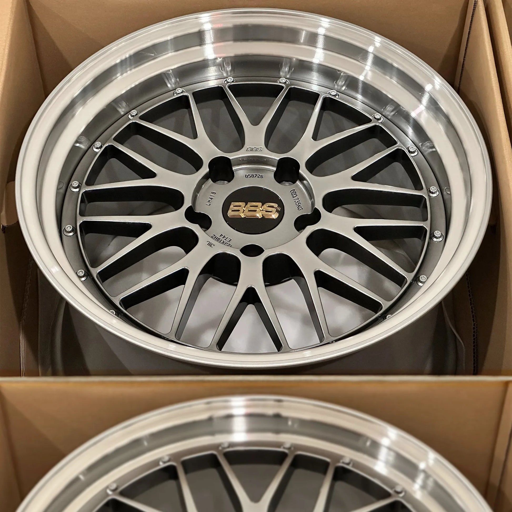 BBS LM 19x8.5 +50, 19x11 +50 5x130 Diamond Black (SET)