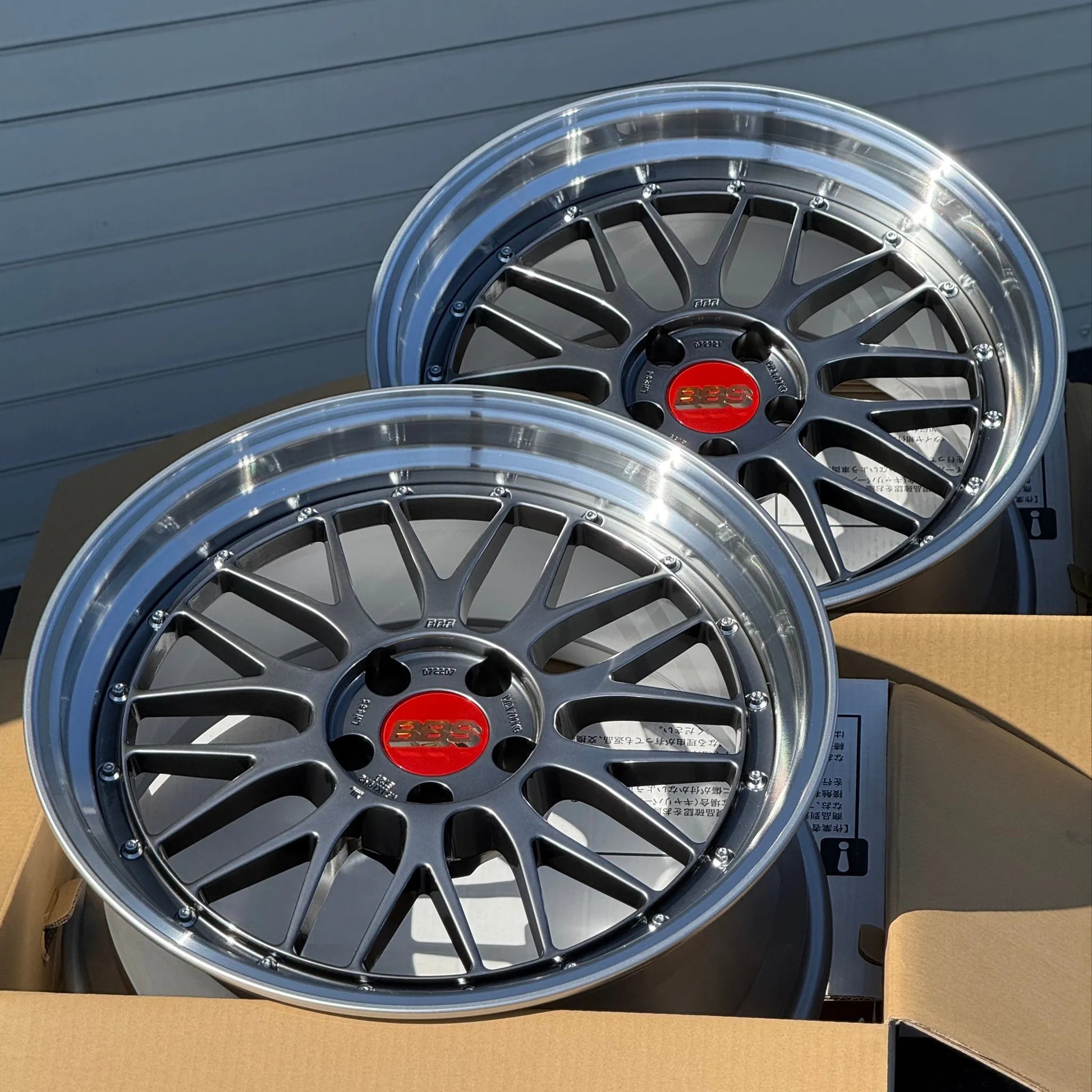 BBS LM 19x9.5 +23, 19x11 +35 5x112 Diamond Black (SET)