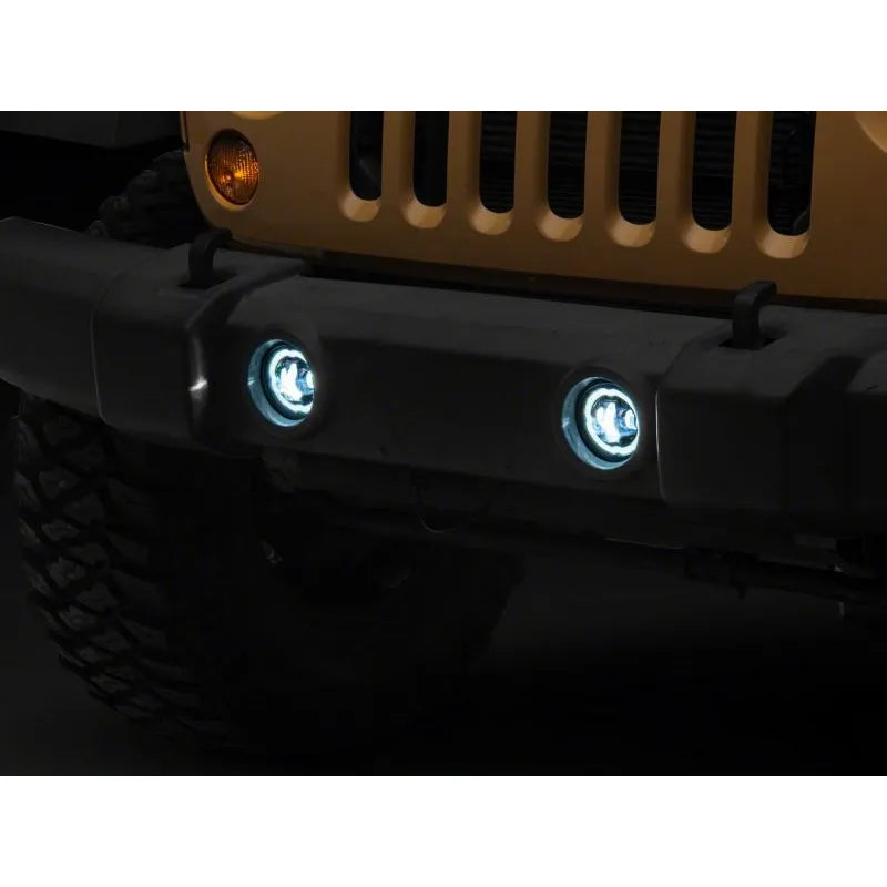 Raxiom Jeep Wrangler JL Axial Series LED Fog Lights | 18-26 Jeep Wrangler/Gladiator (J177415)