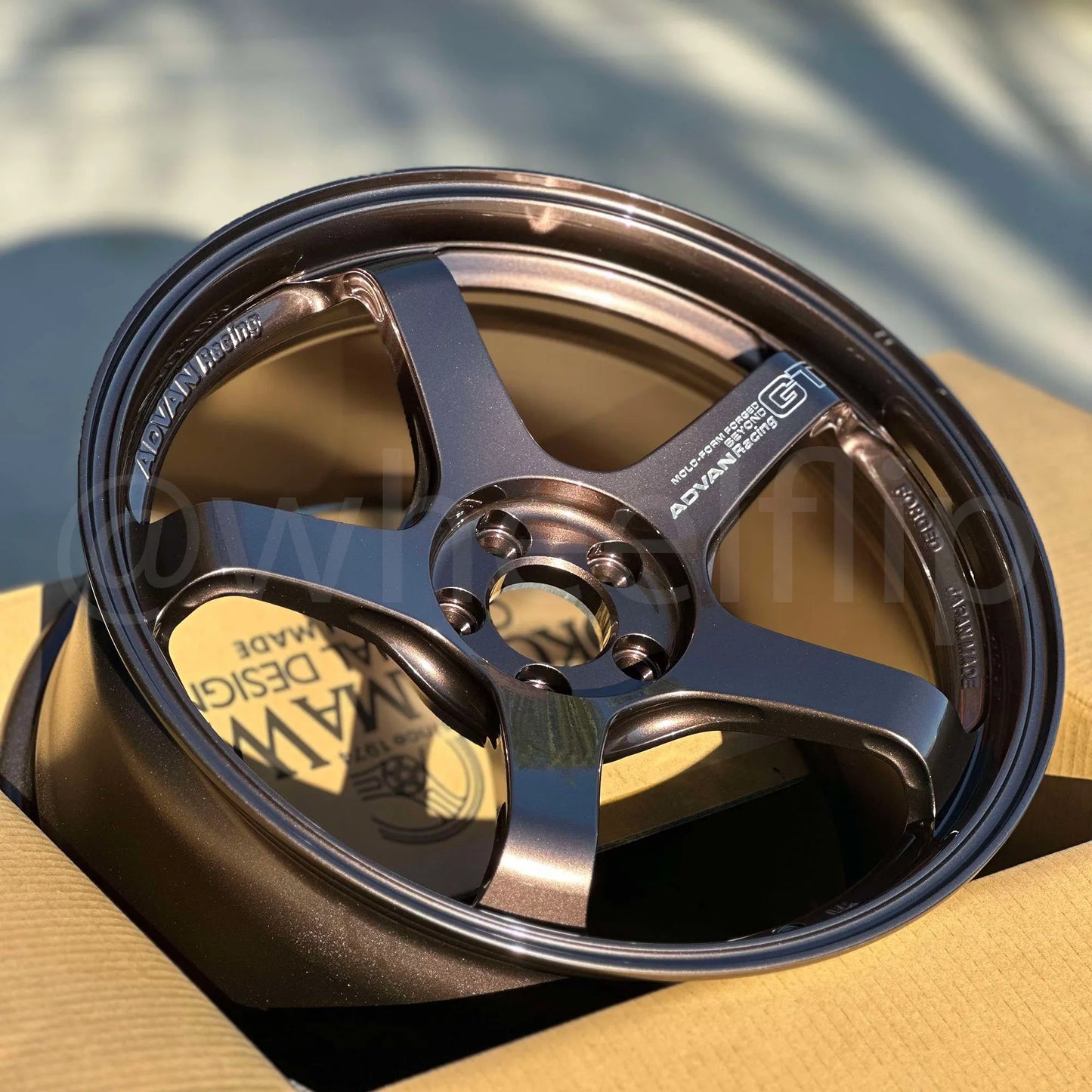 Advan GT Beyond 18x9.5 +45 5x120 Racing Copper Bronze (SET)