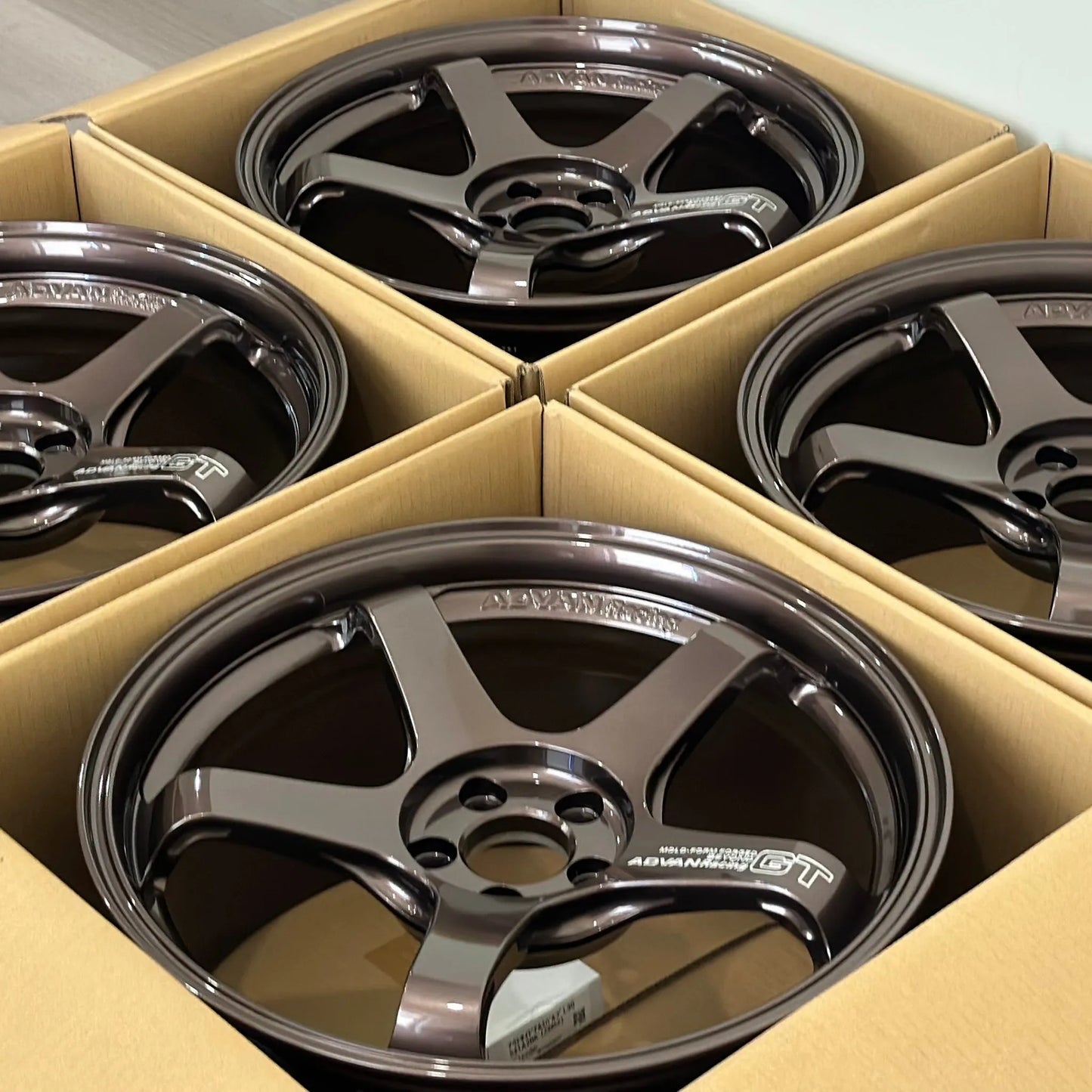 Advan GT Beyond 18x9.5 +45 5x120 Racing Copper Bronze (SET)