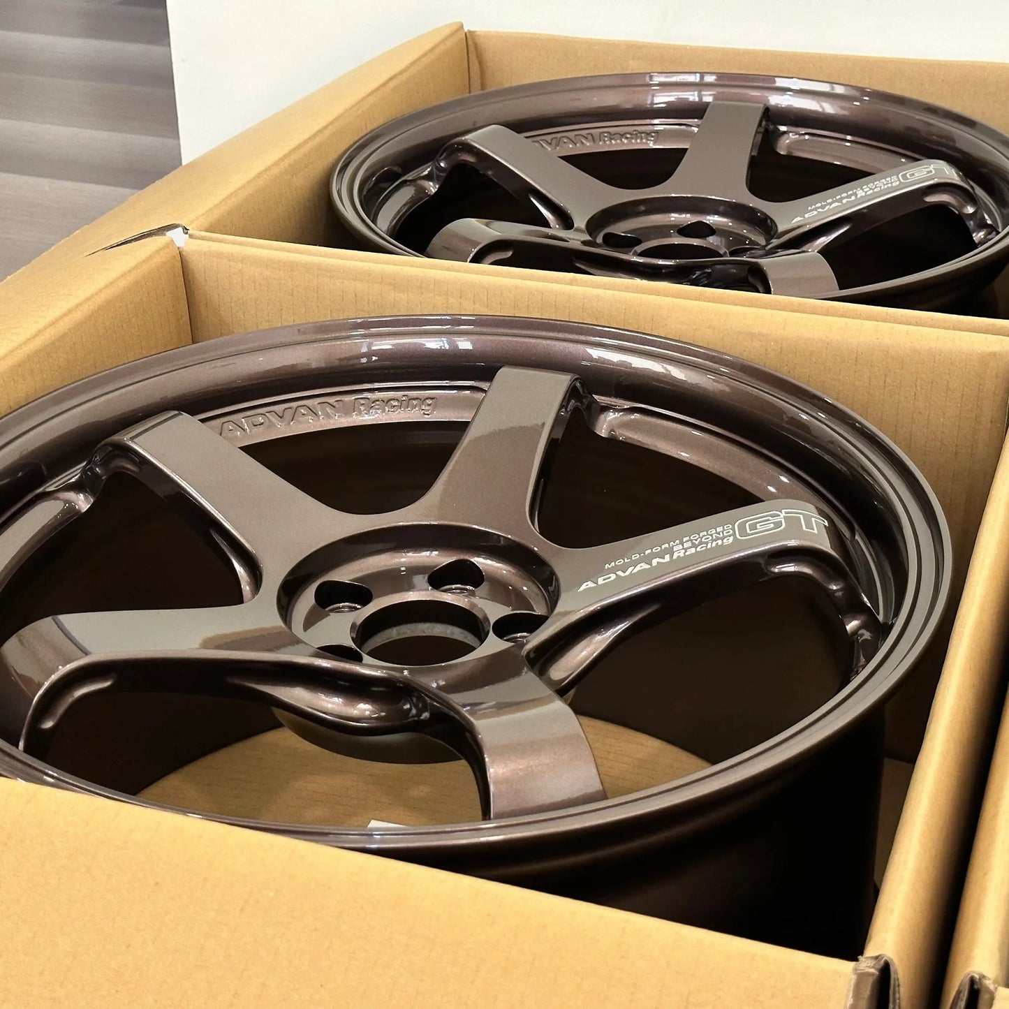 Advan GT Beyond 18x9.5 +45 5x120 Racing Copper Bronze (SET)