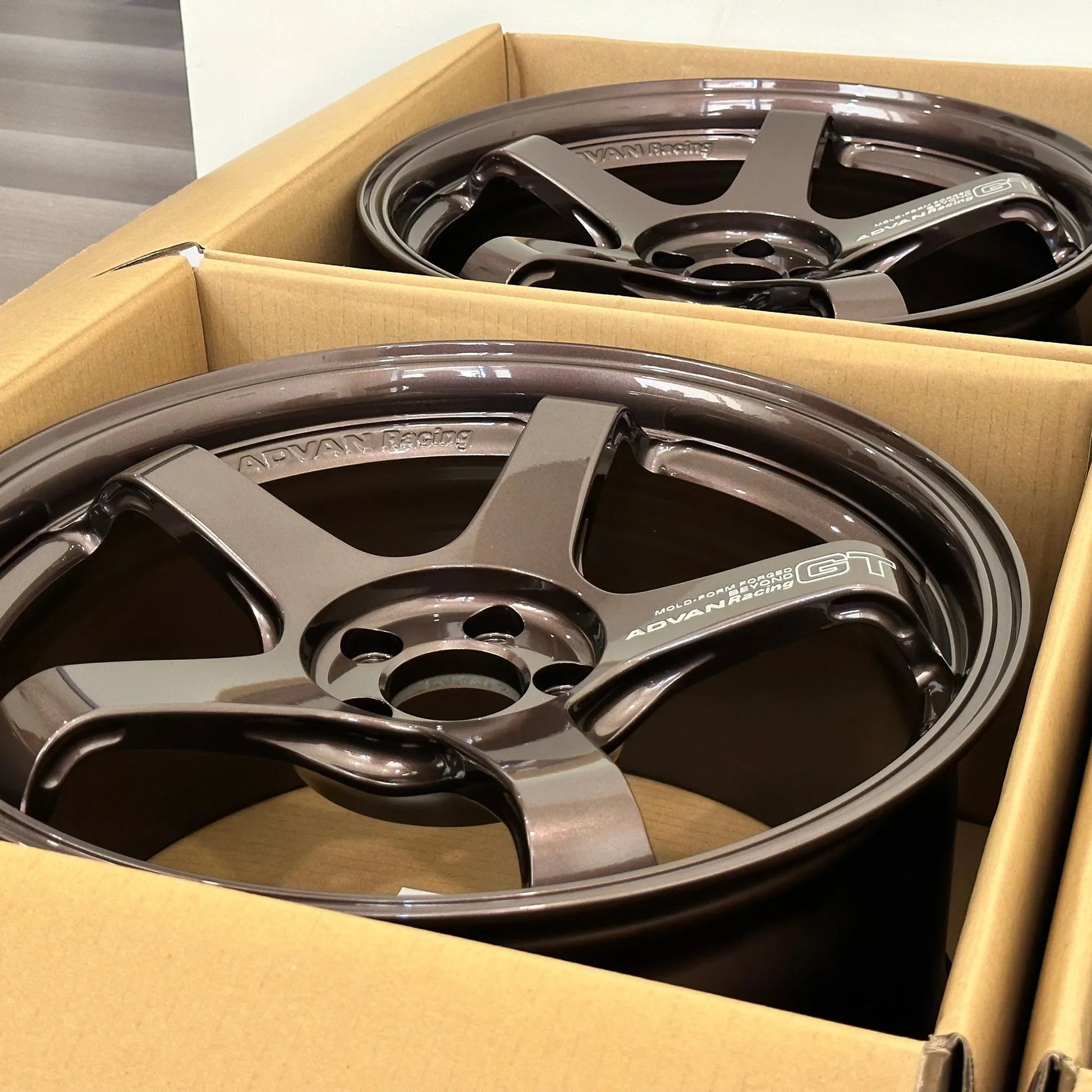 Advan GT Beyond 18x9.5 +45 5x120 Racing Copper Bronze (SET)