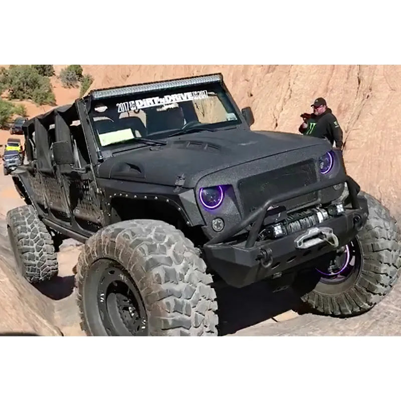 Oracle 7in LED Headlights | Jeep Wrangler 97-07/07-18 JK (5769-334)