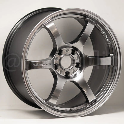 Gram Lights 57DR 18x9.5 +22 5x114.3 Grace Silver (SET)