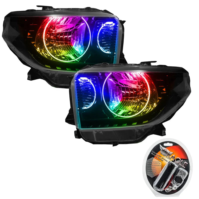 Oracle 07-22 Toyota Tundra Dual SMD HL Halo Kit | ColorSHIFT (7204-330)