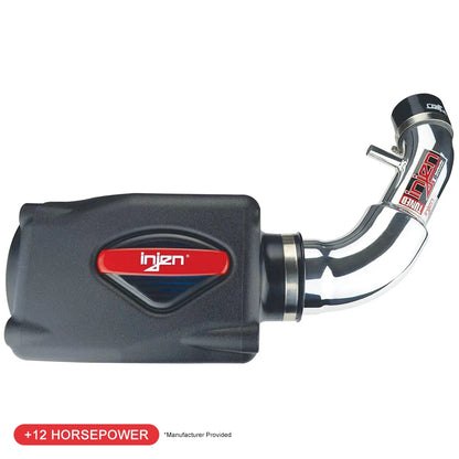 Injen Polished Power-Flow Air Intake System w/ Box | Jeep Wrangler 3.8L V6 (07-09) (PF5002P)
