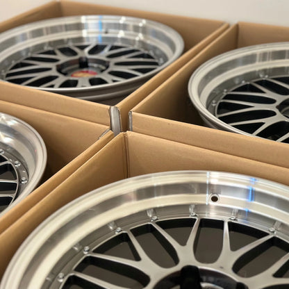 BBS LM 19x10 +25, 19x11 +25 5x120 Diamond Black (SET)