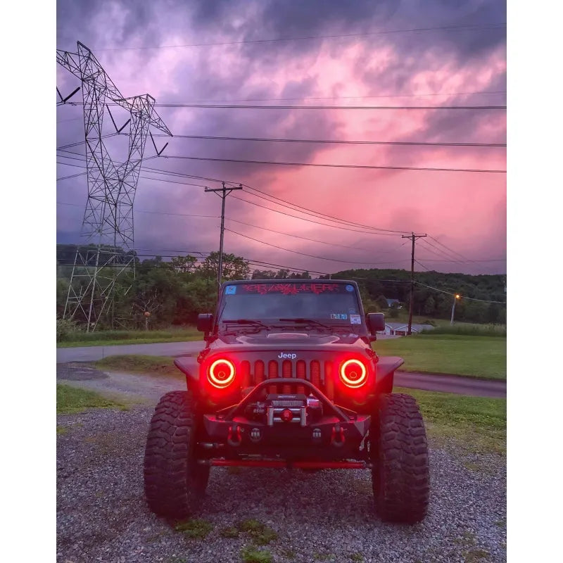Oracle 7in LED Headlights | Jeep Wrangler 97-07/07-18 JK (5769-334)