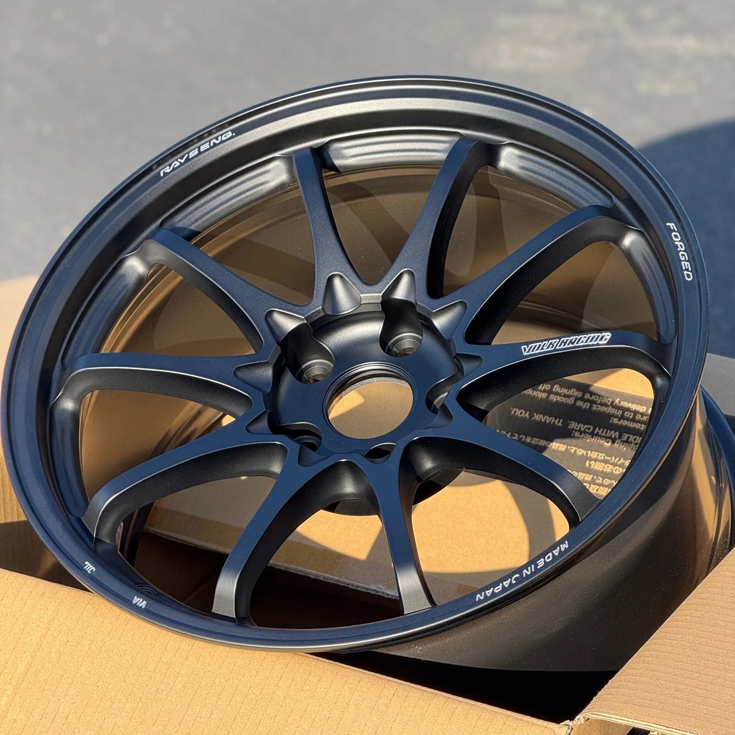 Volk Racing CE28N-Plus 18x9.5 +38 5x114.3 Matte Black (SET)