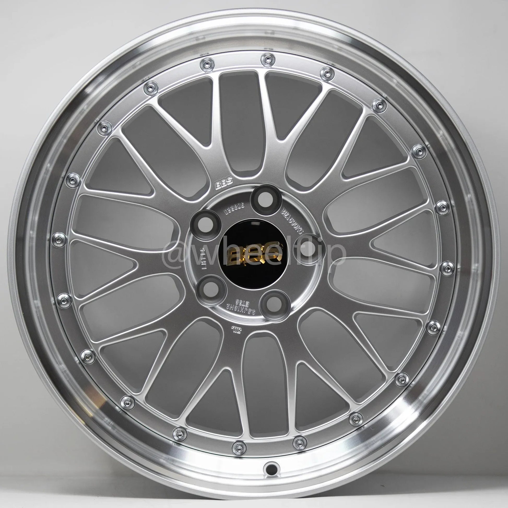 BBS LM 18x9.5 +38 5x114.3 Diamond Silver (SET)