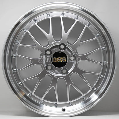 BBS LM 18x9.5 +38 5x114.3 Diamond Silver (SET)