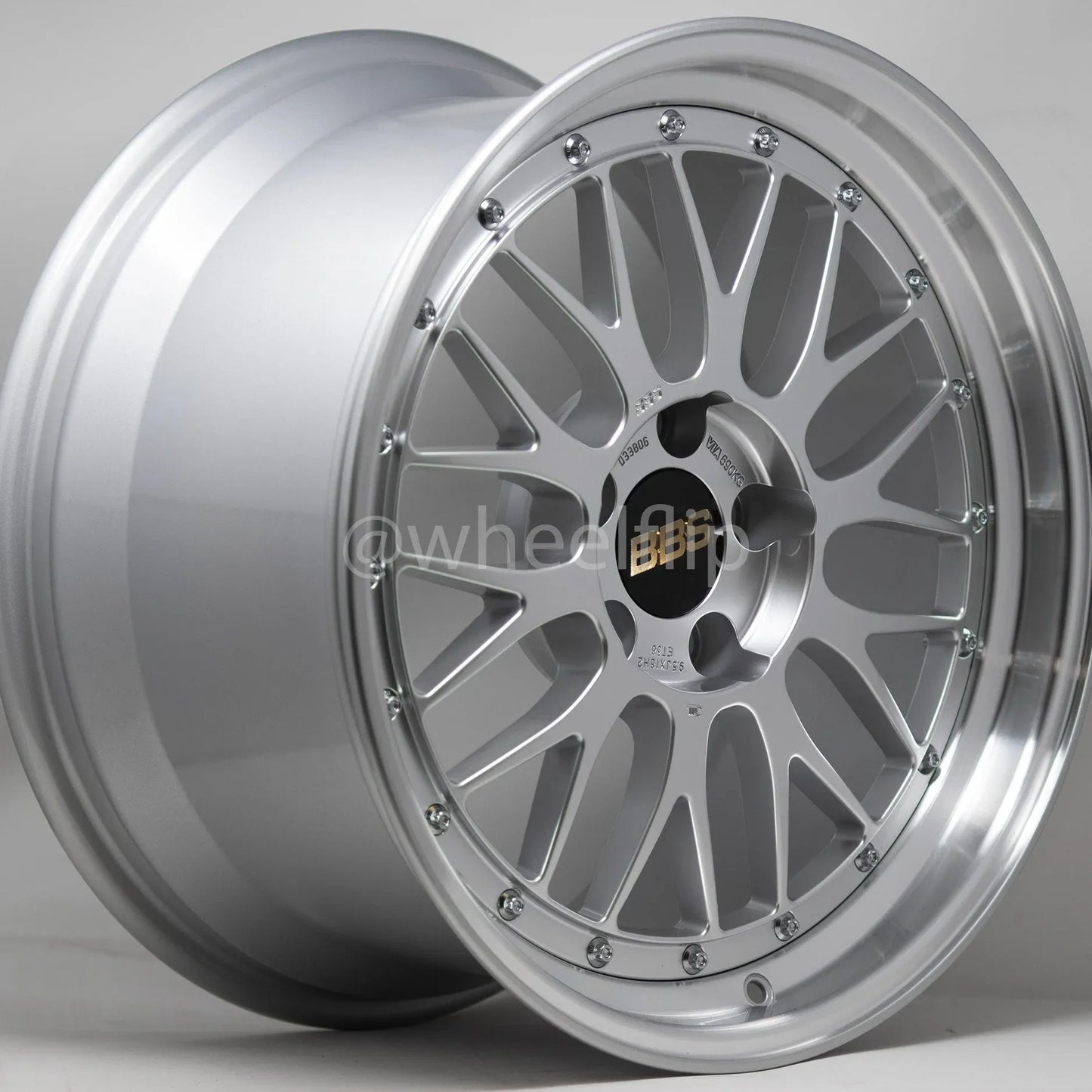 BBS LM 18x9.5 +38 5x114.3 Diamond Silver (SET)