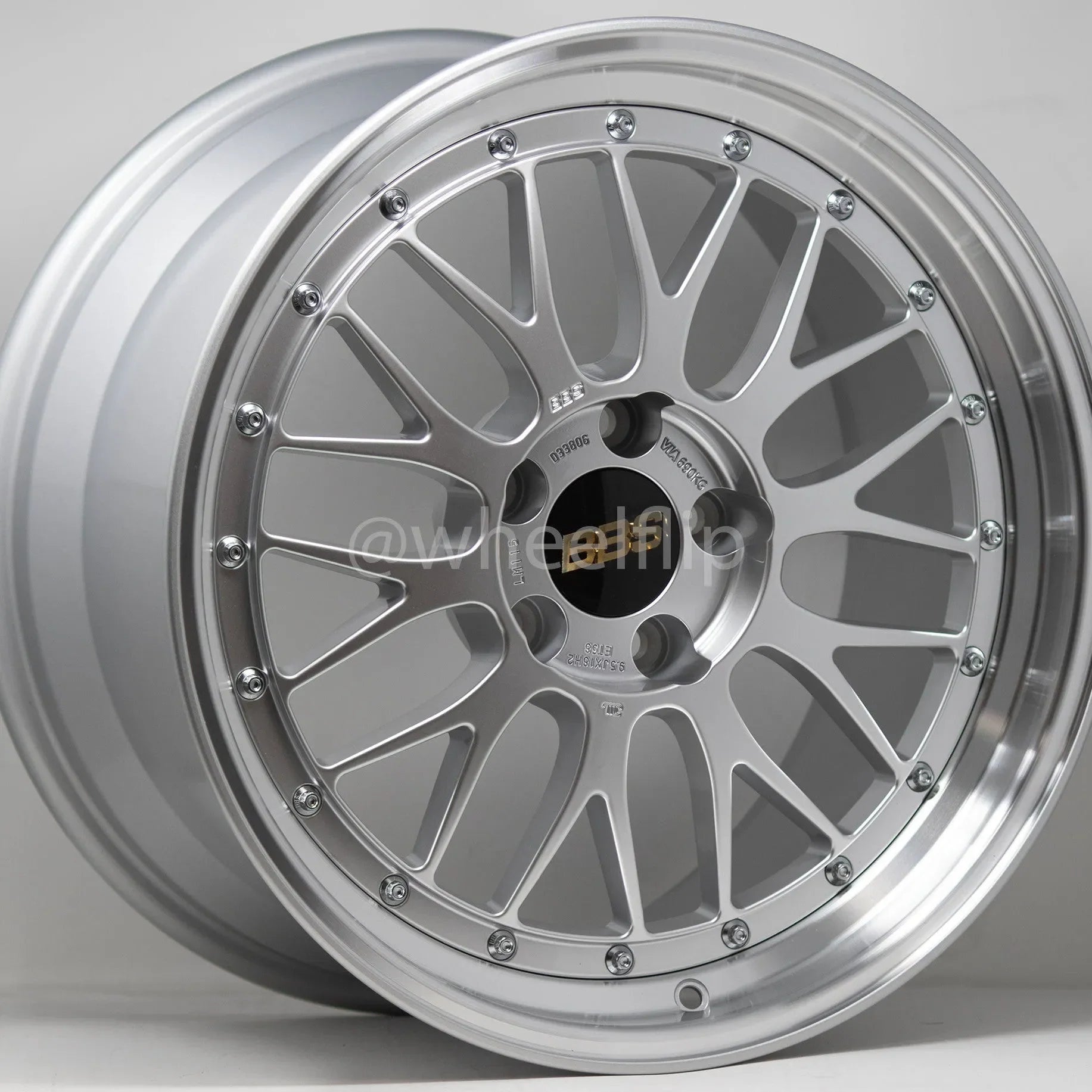 BBS LM 18x9.5 +38 5x114.3 Diamond Silver (SET)