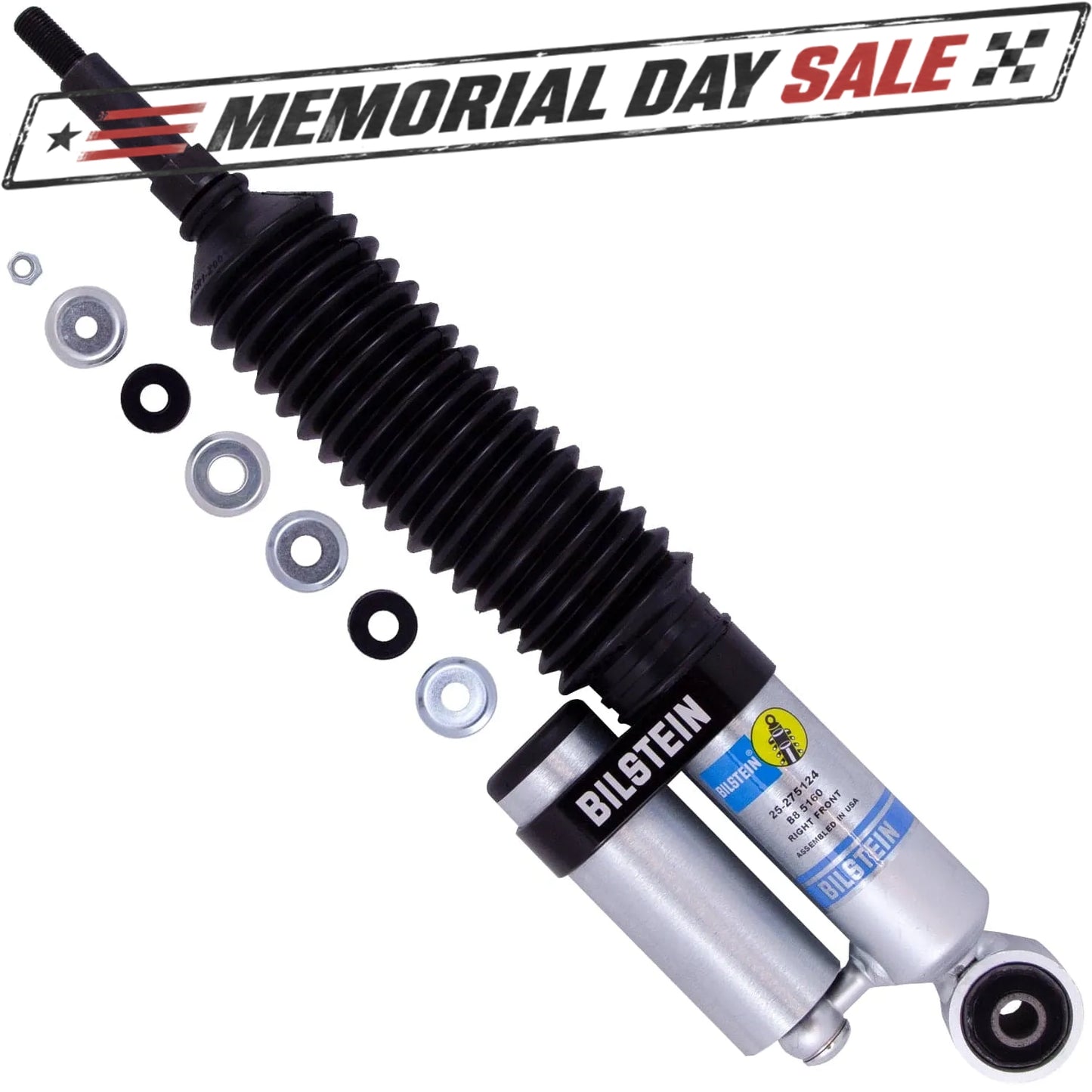 Bilstein 5160 Series 98-07 Toyota Land Cruiser 46mm Monotube Shock Absorber