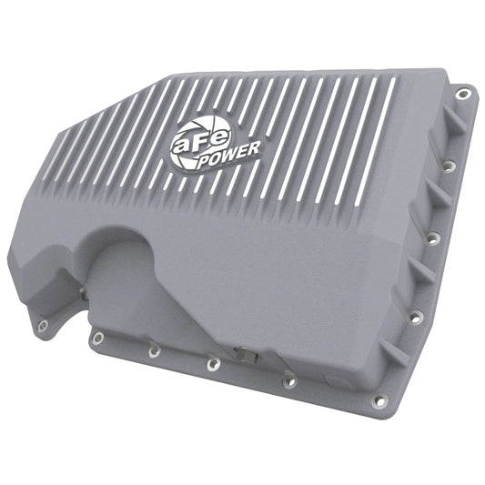 aFe POWER Street Series Raw Engine Oil Pan w/ Machined Fins | VW 1.8L/2.0L (05-19) (46-71240A)
