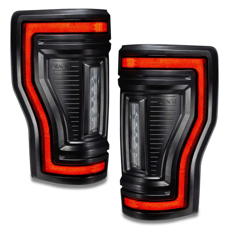 Oracle Flush Mount LED Tail Lights | Ford F-250/350 17-22 (5896-504-T)