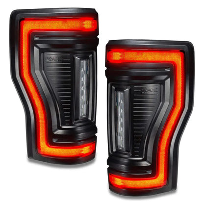 Oracle Flush Mount LED Tail Lights | Ford F-250/350 17-22 (5896-504-T)