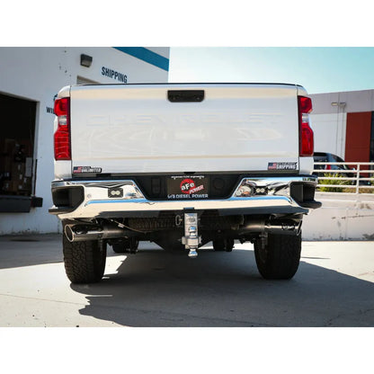 aFe 4in D&S HD Exhaust System | GM Diesel Trucks 20-26 (49-44126-P)