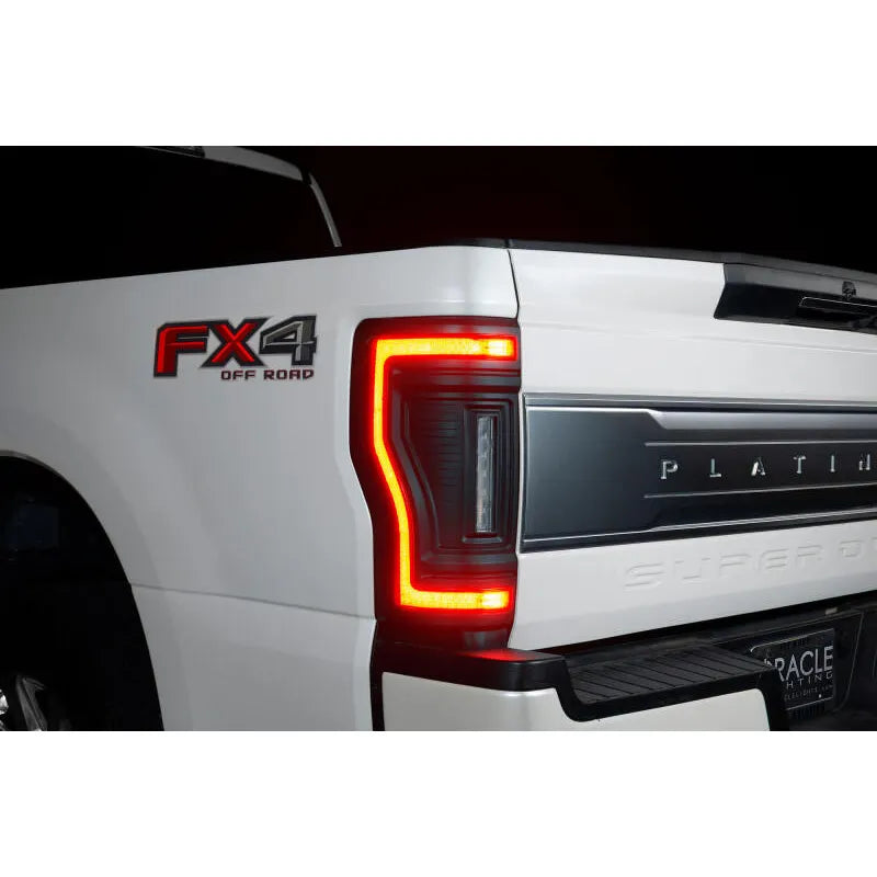 Oracle Flush Mount LED Tail Lights | Ford F-250/350 17-22 (5896-504-T)