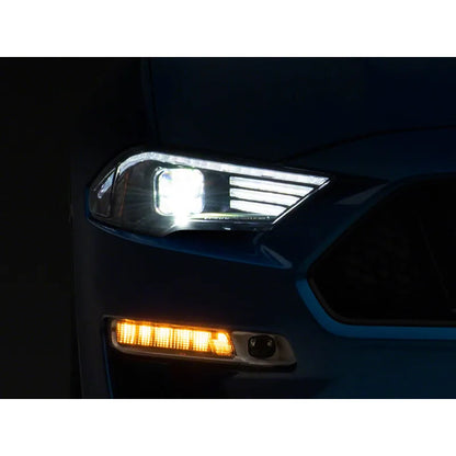 Raxiom 15-23 Ford Mustang GT/EcoBoost LED Projector Headlights Blk (407614) | Ford Mustang (15-23)