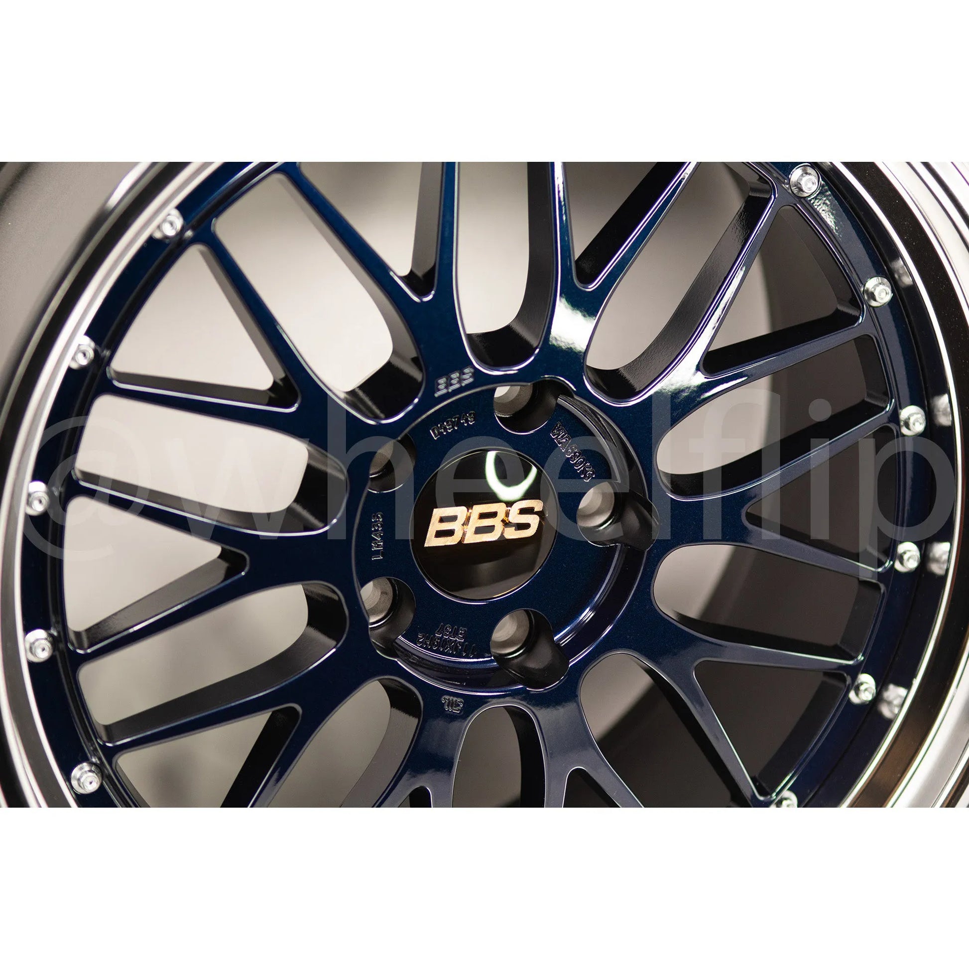 BBS LM 19x9.5 +22, 19x11 +37 5x120 Navy Blue (SET)