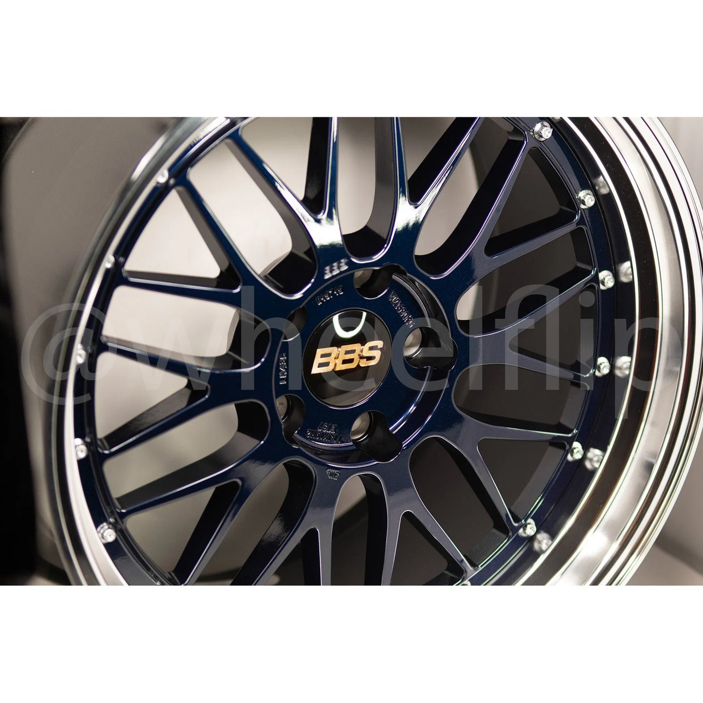 BBS LM 19x9.5 +22, 19x11 +37 5x120 Navy Blue (SET)