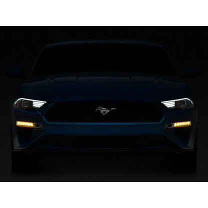 Raxiom 15-23 Ford Mustang GT/EcoBoost LED Projector Headlights Blk (407614) | Ford Mustang (15-23)