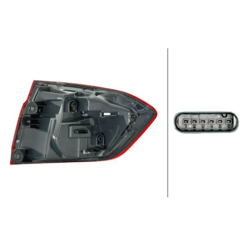 Hella BMW 3 Series F30 Left Tail Light | 2011-19 (012147431)
