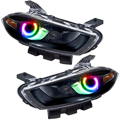 Oracle Dodge Dart SMD HL Black ColorSHIFT w/o Controller | Dart 12-16 (7169-334)