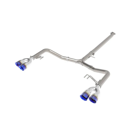 aFe Takeda 21-24 Kia K5 GT L4-2.5L SS Axle-Back Exhaust w/ Blue Flame Tips (49-37043-L)