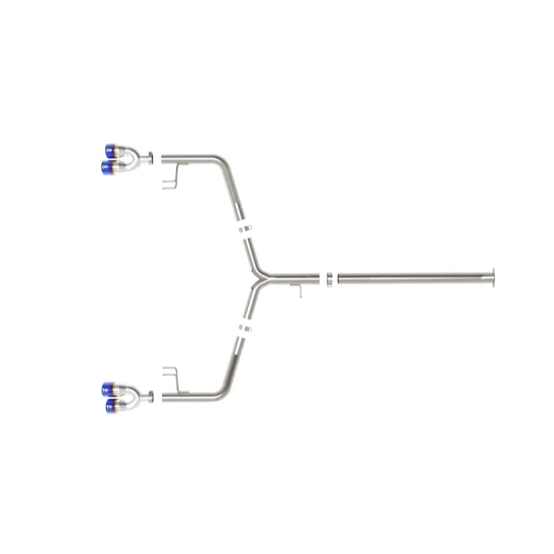 aFe Takeda 21-24 Kia K5 GT L4-2.5L SS Axle-Back Exhaust w/ Blue Flame Tips (49-37043-L)