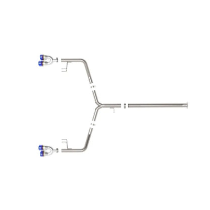aFe Takeda 21-24 Kia K5 GT L4-2.5L SS Axle-Back Exhaust w/ Blue Flame Tips (49-37043-L)