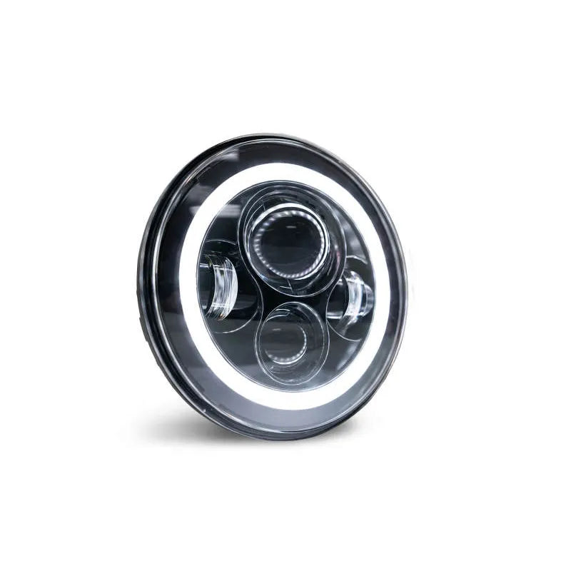 DV8 Offroad 07-18 Jeep JK LED Projector Headlights w/ Halo | Jeep Wrangler (07-18) (HL7JK-02)