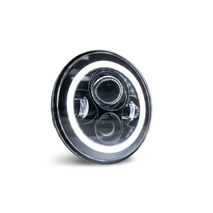 DV8 Offroad 07-18 Jeep JK LED Projector Headlights w/ Halo | Jeep Wrangler (07-18) (HL7JK-02)